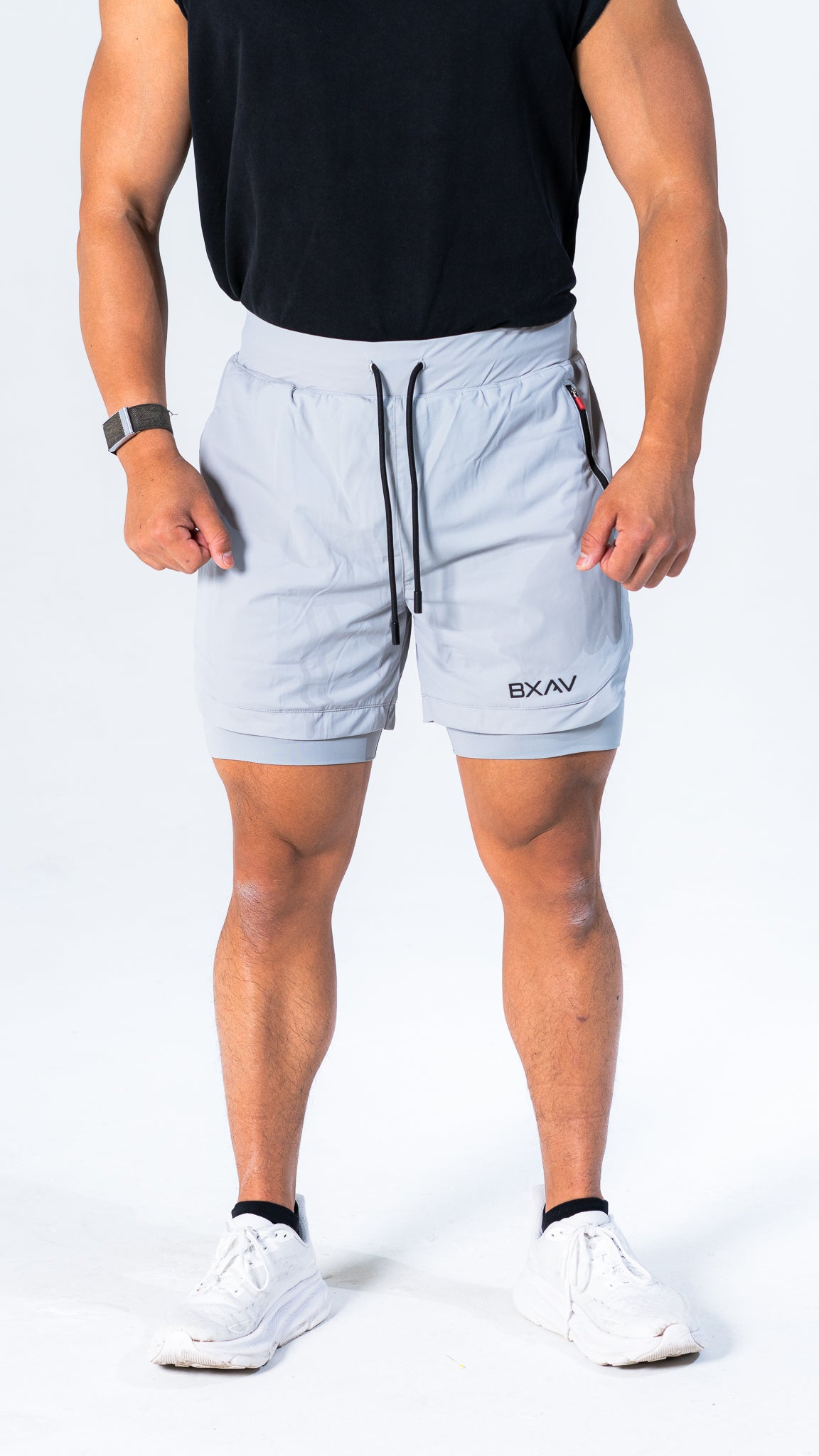 Lined Tech Shorts 5" Inseam (Slate Gray)